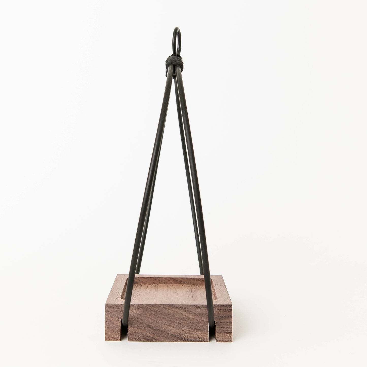 Braid & Wood Plant Hanger