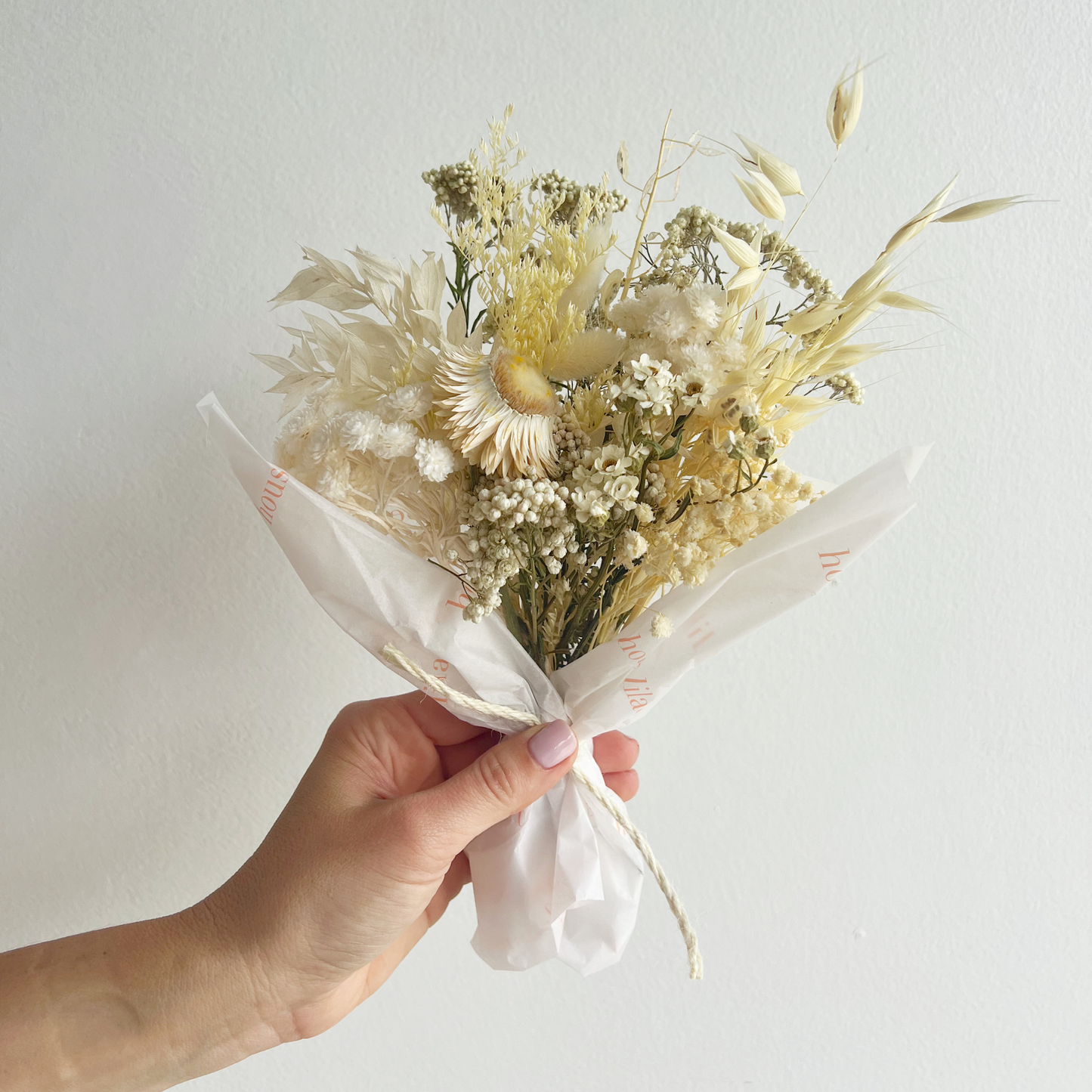 Ombre Dried Flower Mini Bouquet