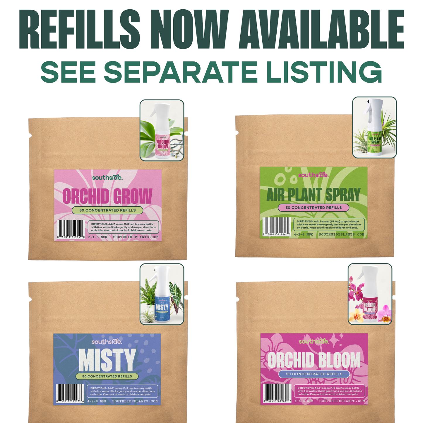 Orchid Grow and Bloom Sprays