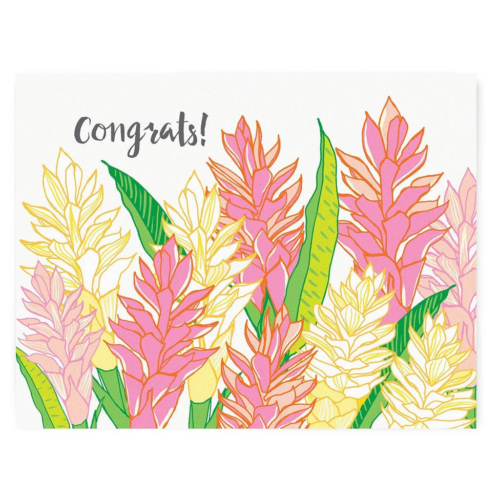 Congrats! Ginger Greeting Card