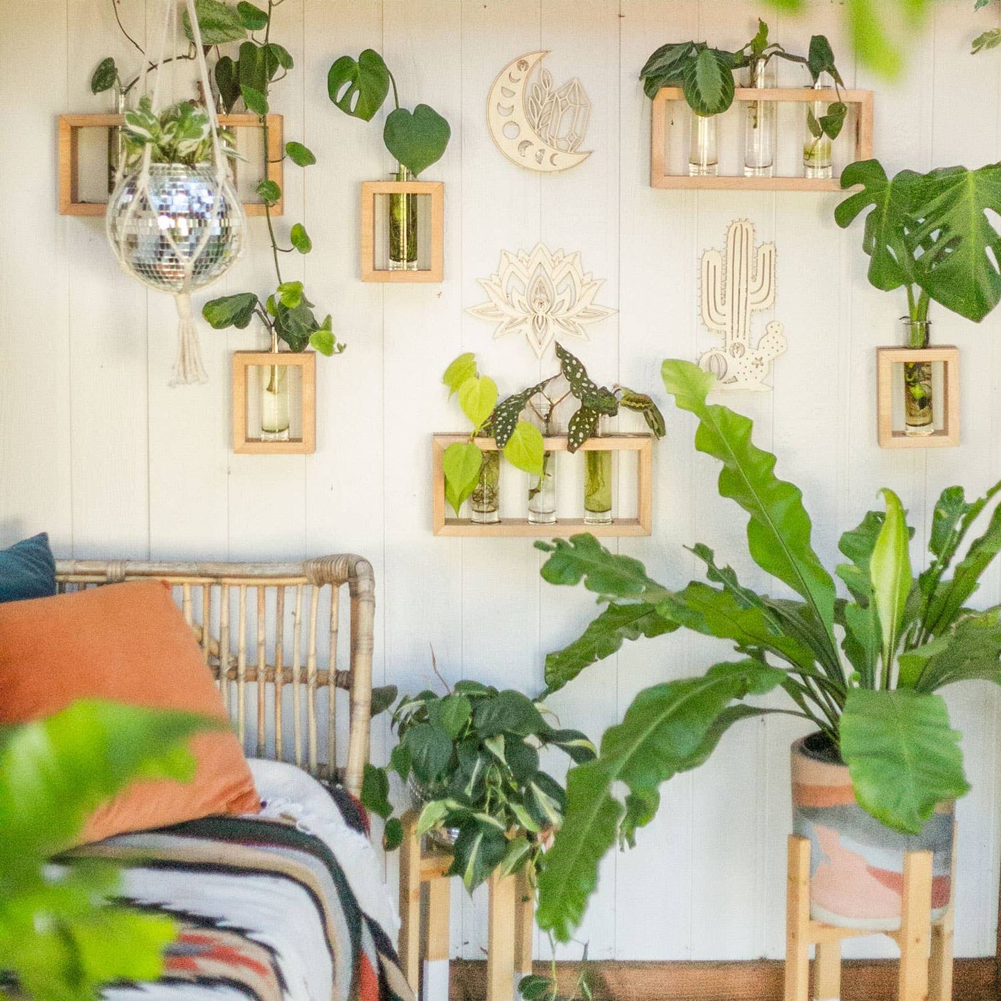 Lunar Love Wooden Trellis