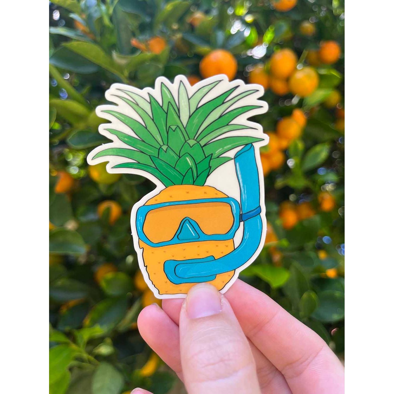 Vacation Pineapple Sticker