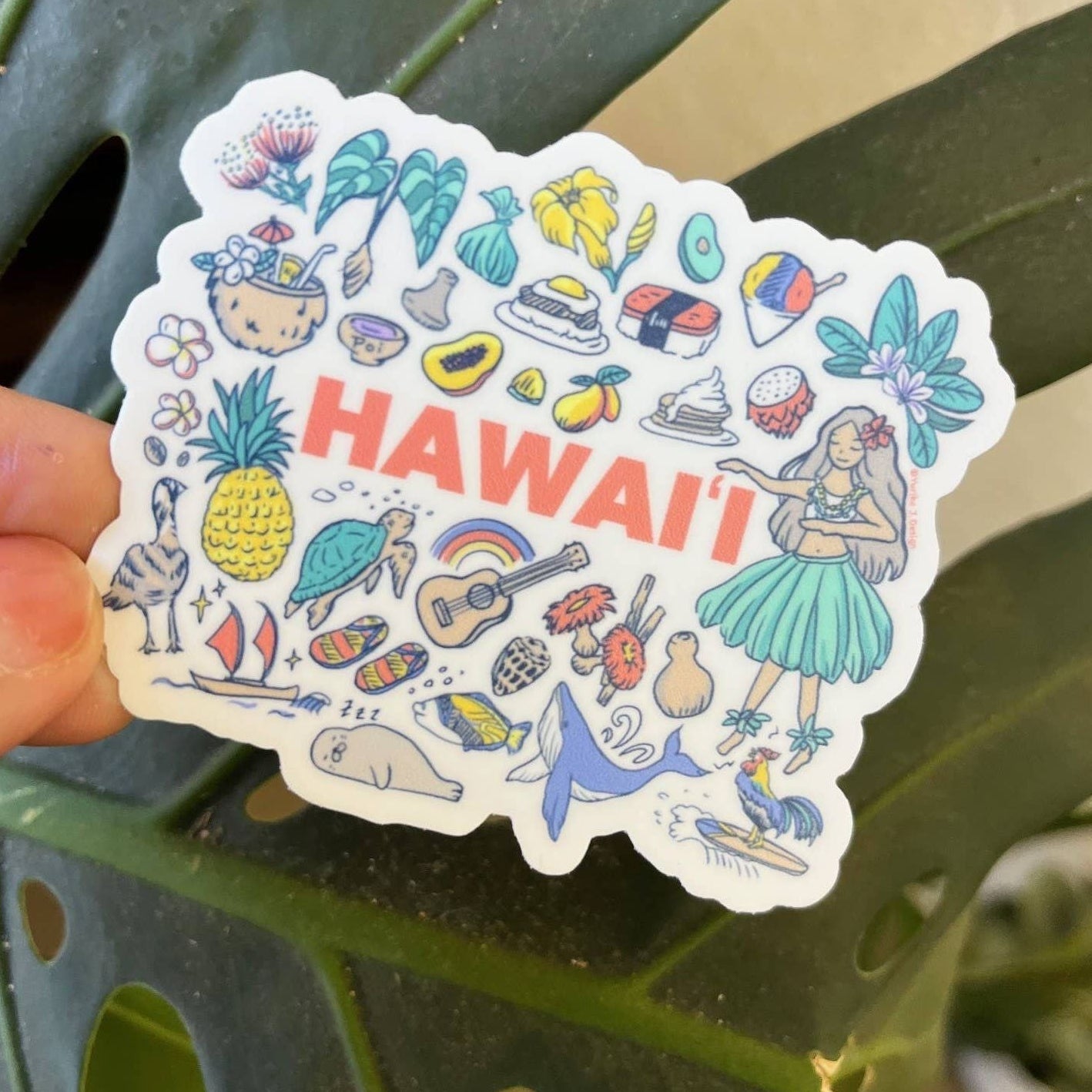 All About Hawaii Sticker