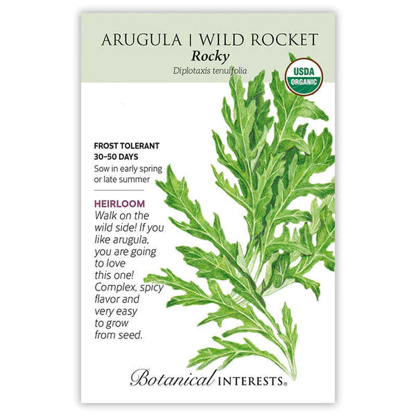 Arugula seeds, "Wild Rocket"