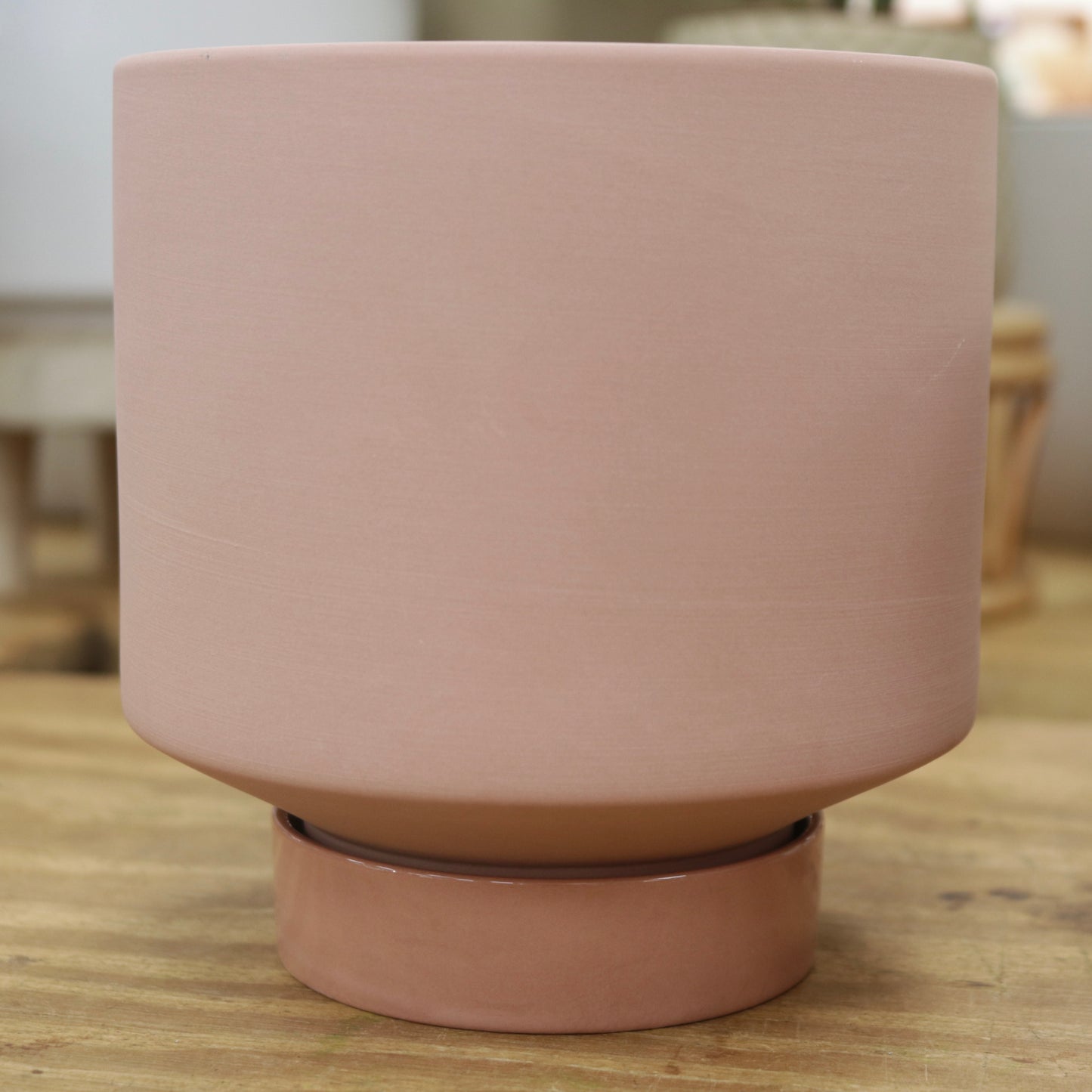 Ceramic Planter with Saucer