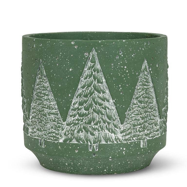 Snowy Trees Planters