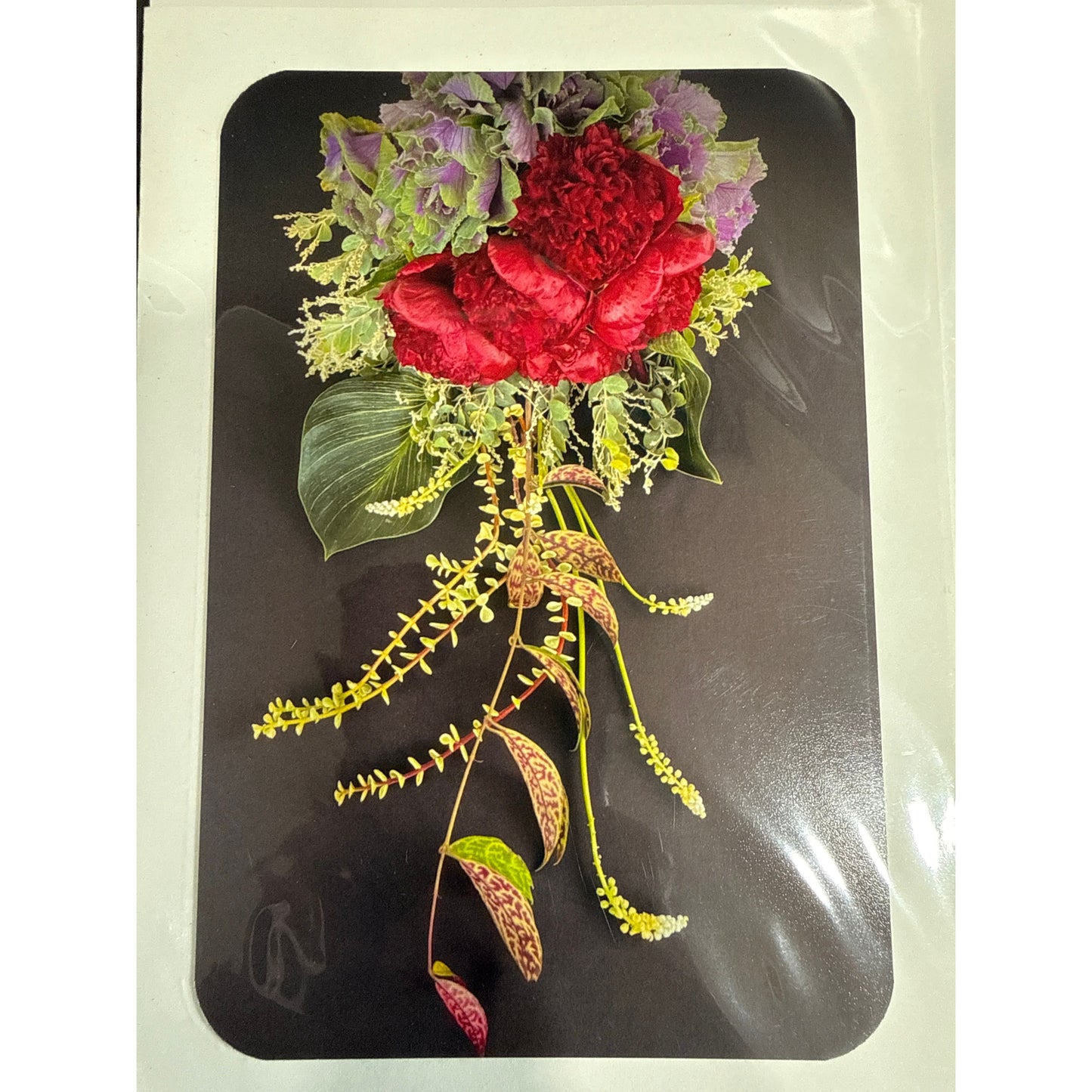 Bouquet w/ Ornamental Kale, Peonies, Succulents and more