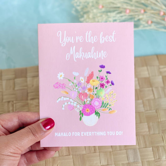Best Makuahine (Mom) - Greeting Card