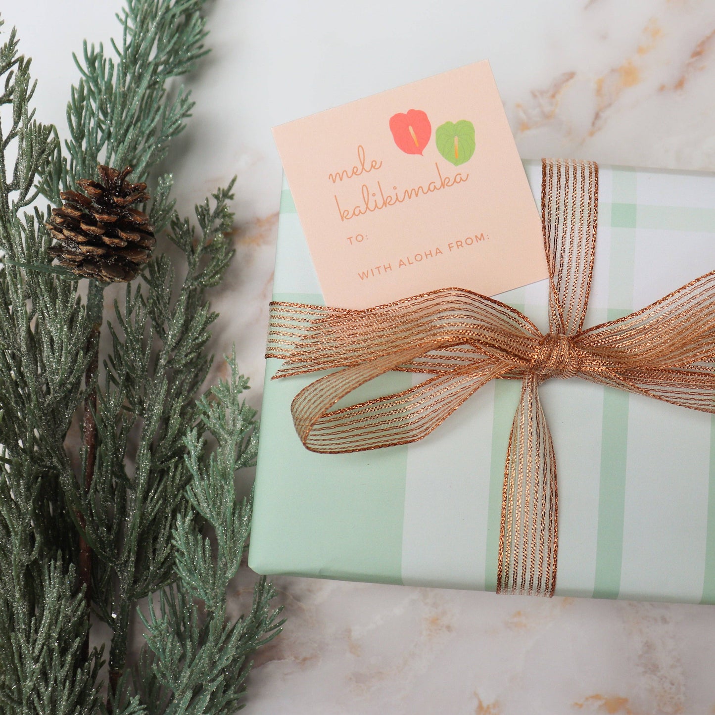 Christmas Anthurium Tags