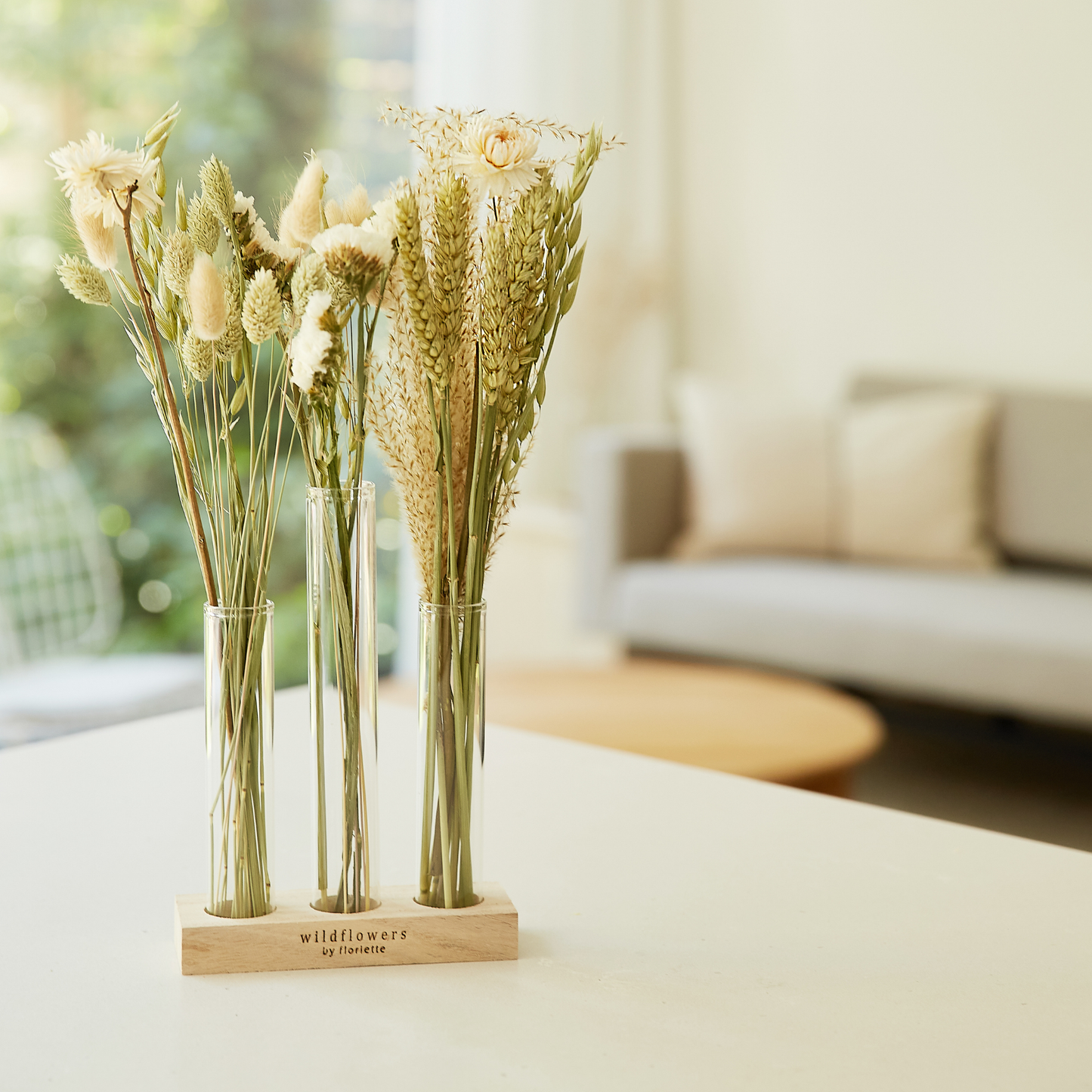 Dried Flowers in Vases