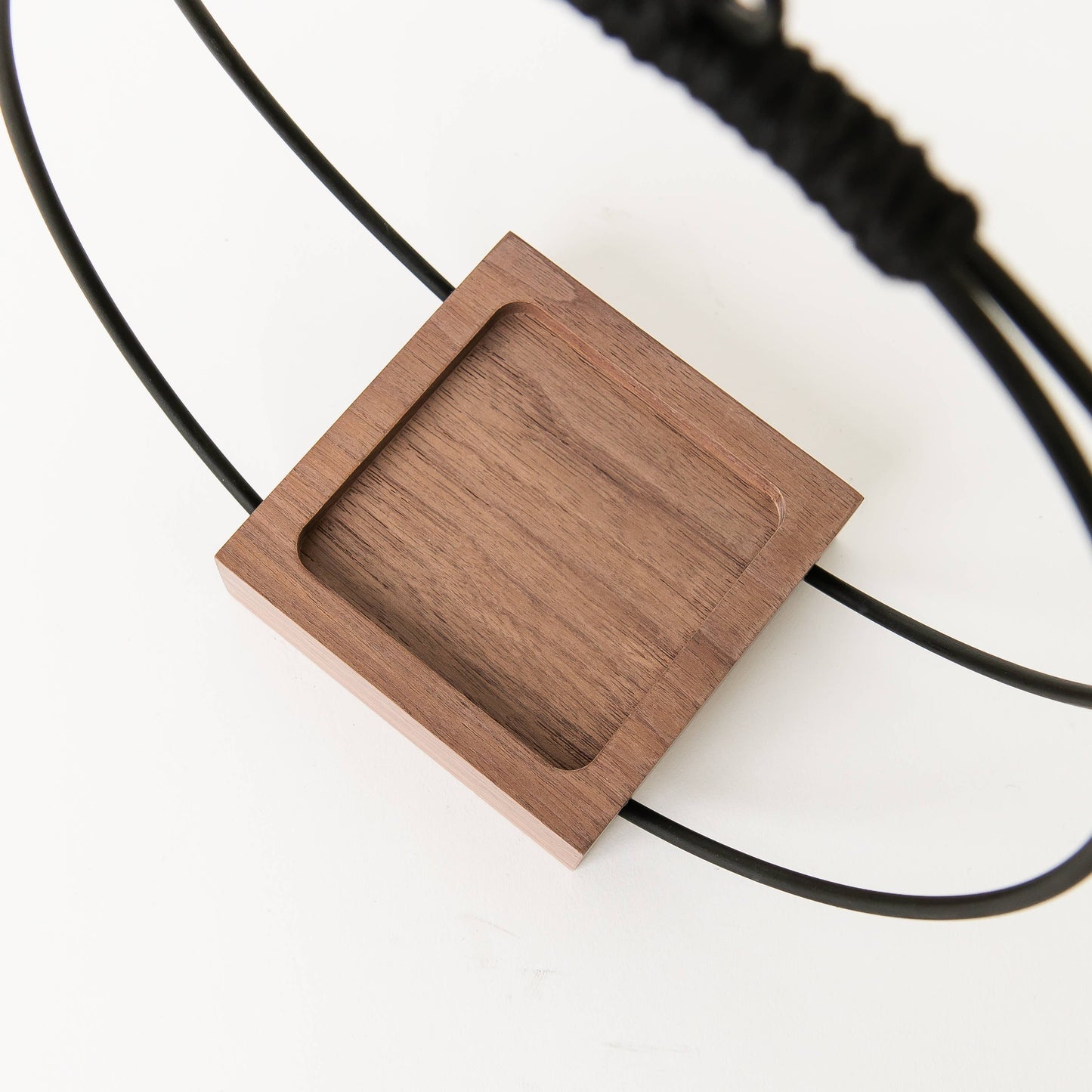 Braid & Wood Plant Hanger