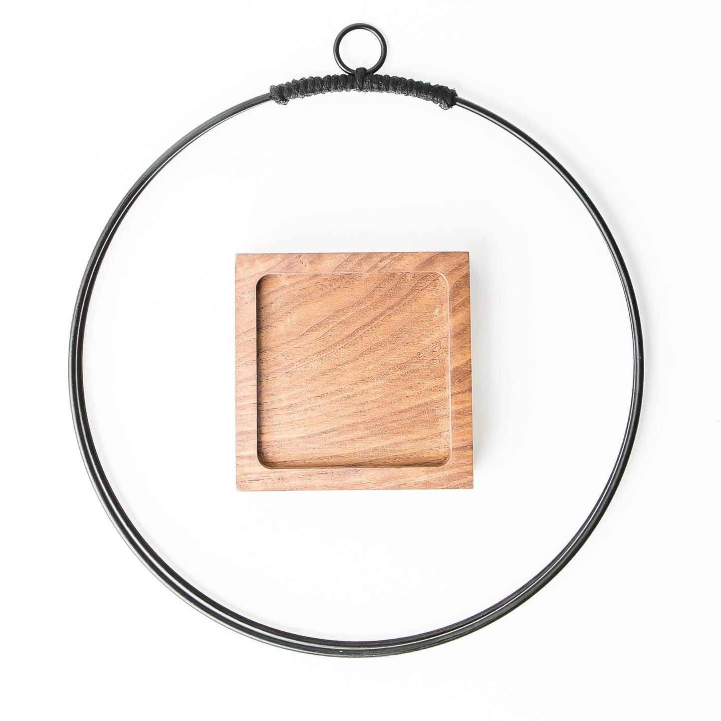 Braid & Wood Plant Hanger