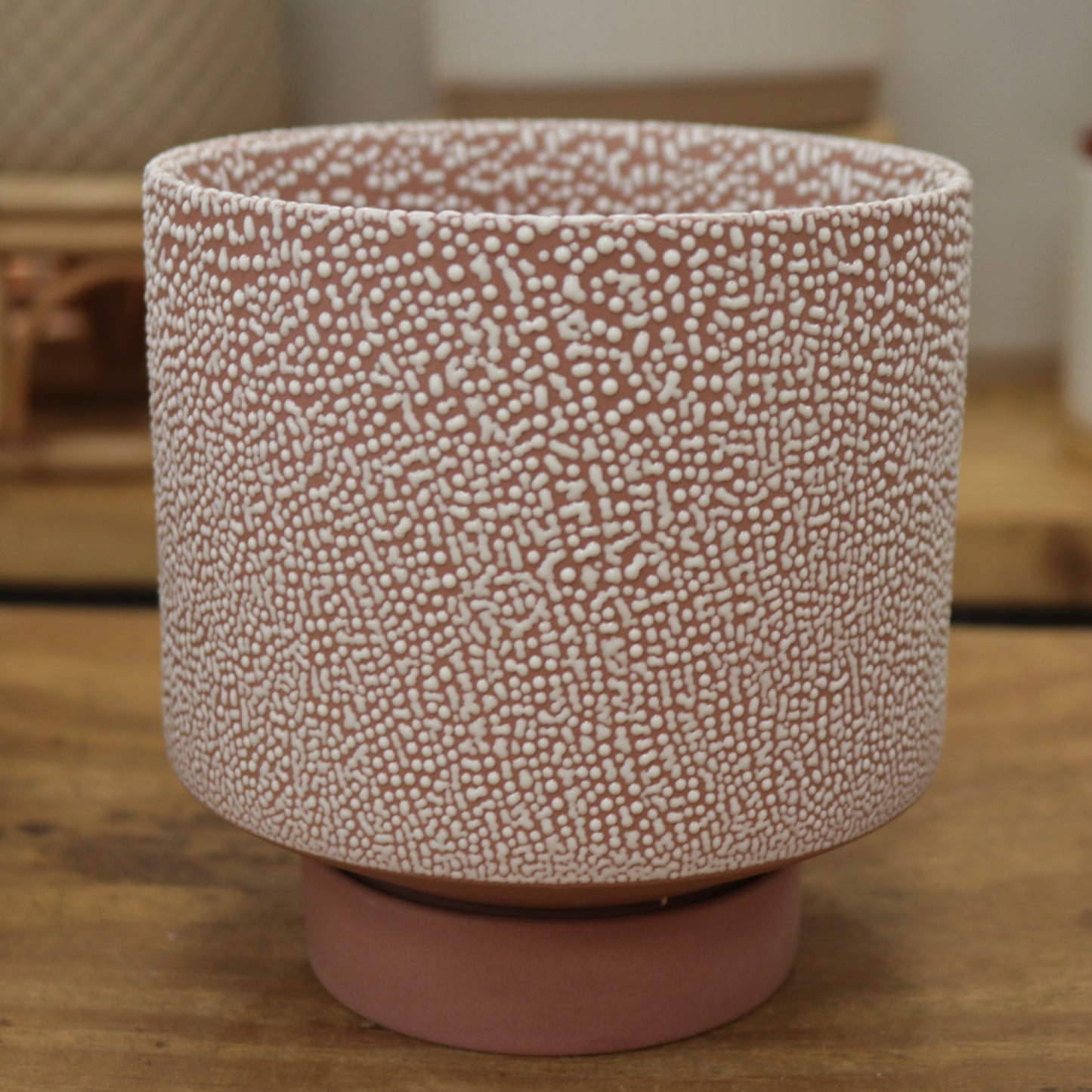 Ceramic Planter with Saucer