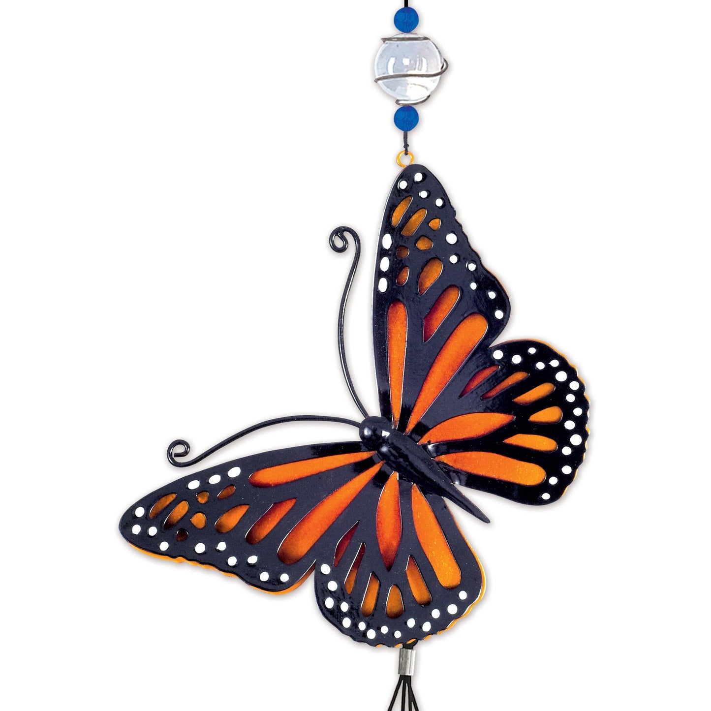 45" Orange Butterfly Wind Chime
