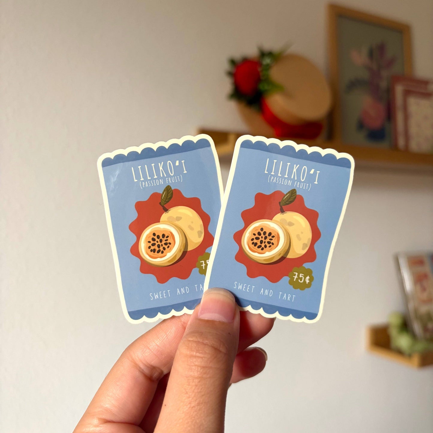 Lilikoʻi Seed Packet Sticker