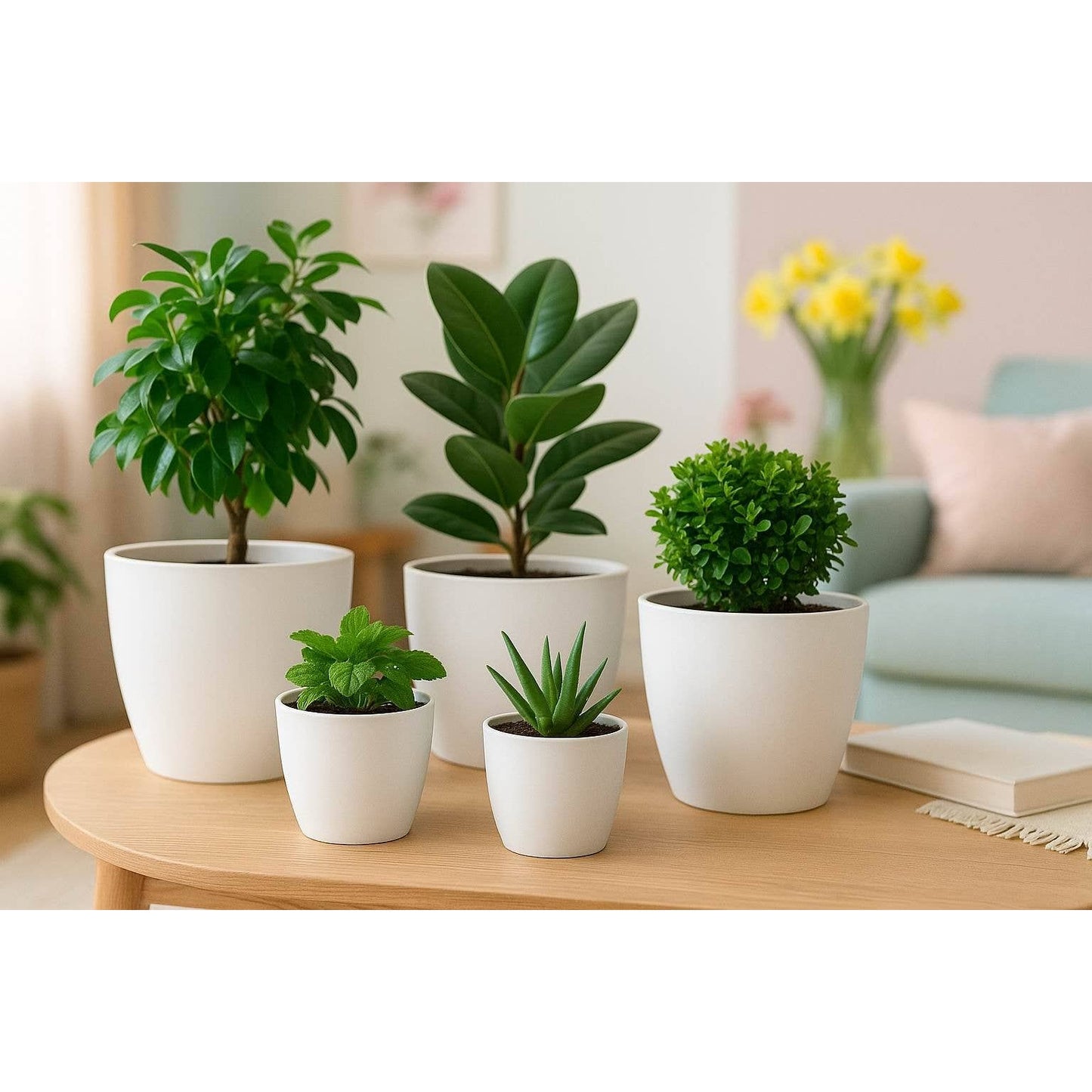 Matte Plastic Planter