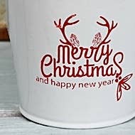 Holiday Enamel Bucket