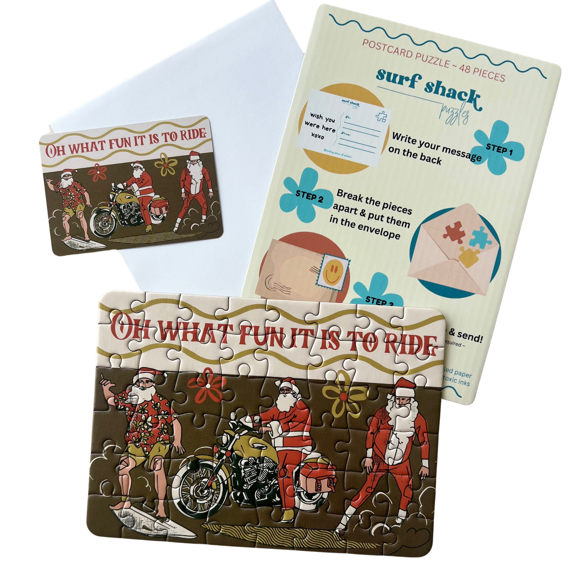 Oh What Fun Postcard Puzzle – Mari's Gardens