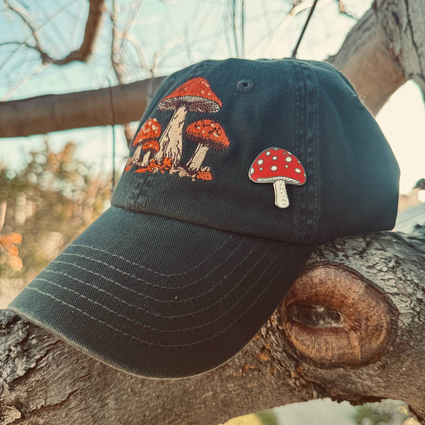 Mushroom Enamel Pin