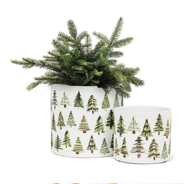 Green Tree Planter-4.5" D