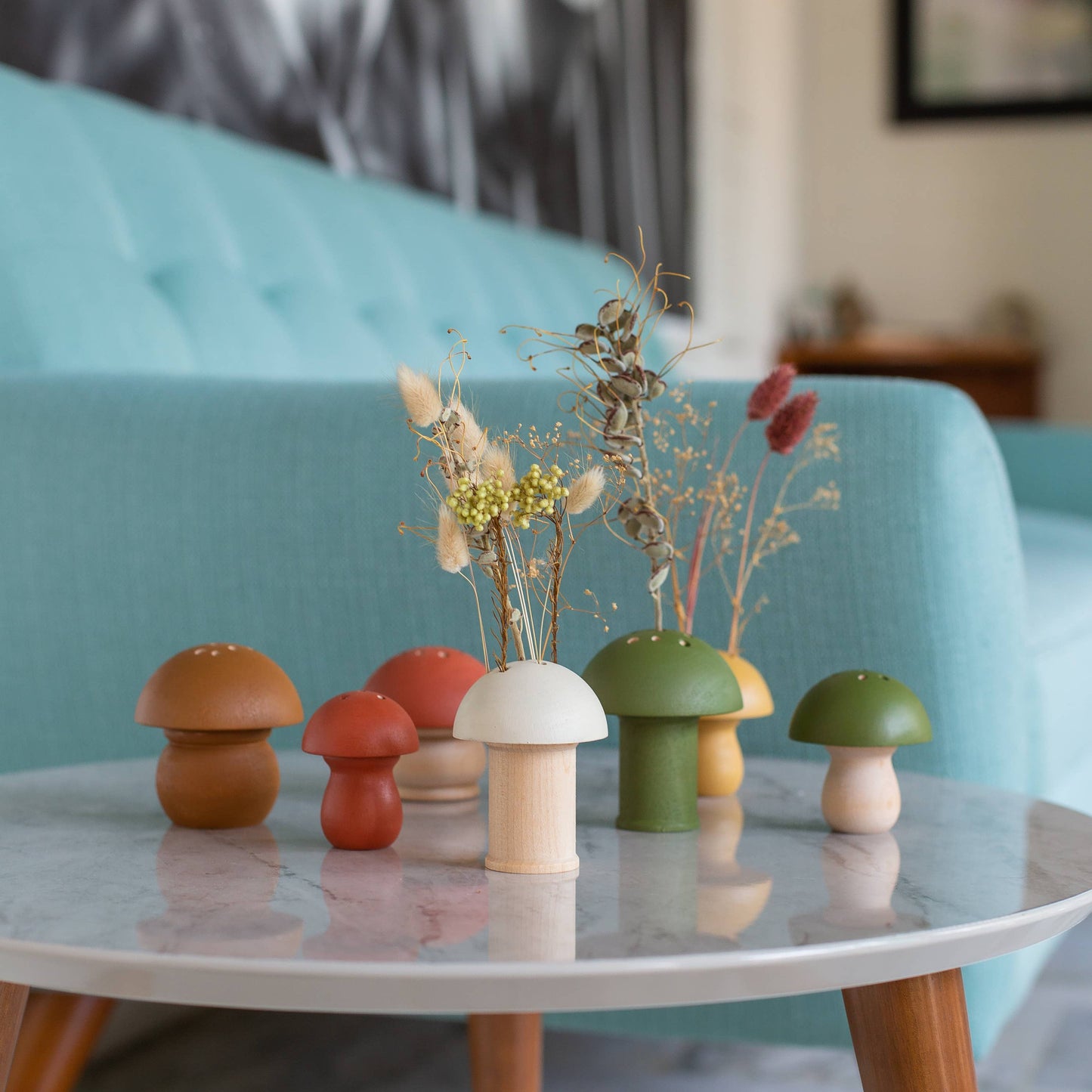 Large Mushroom Vase - Curved Base