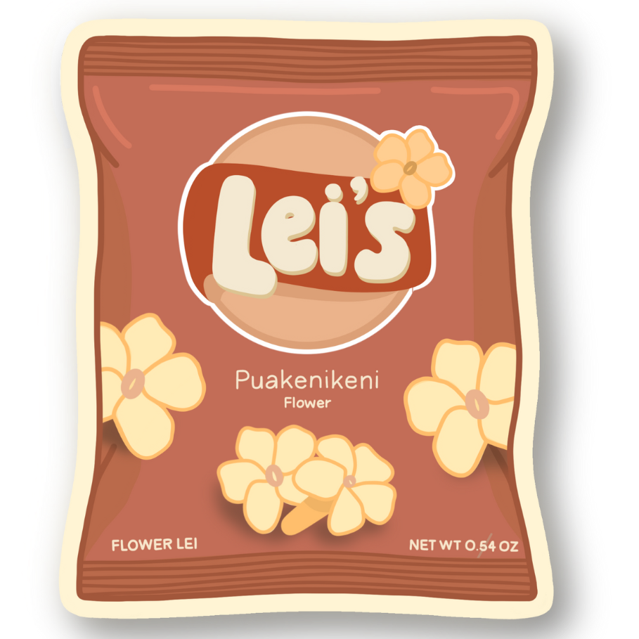 Bag of Lei's Sticker - Puakenikeni