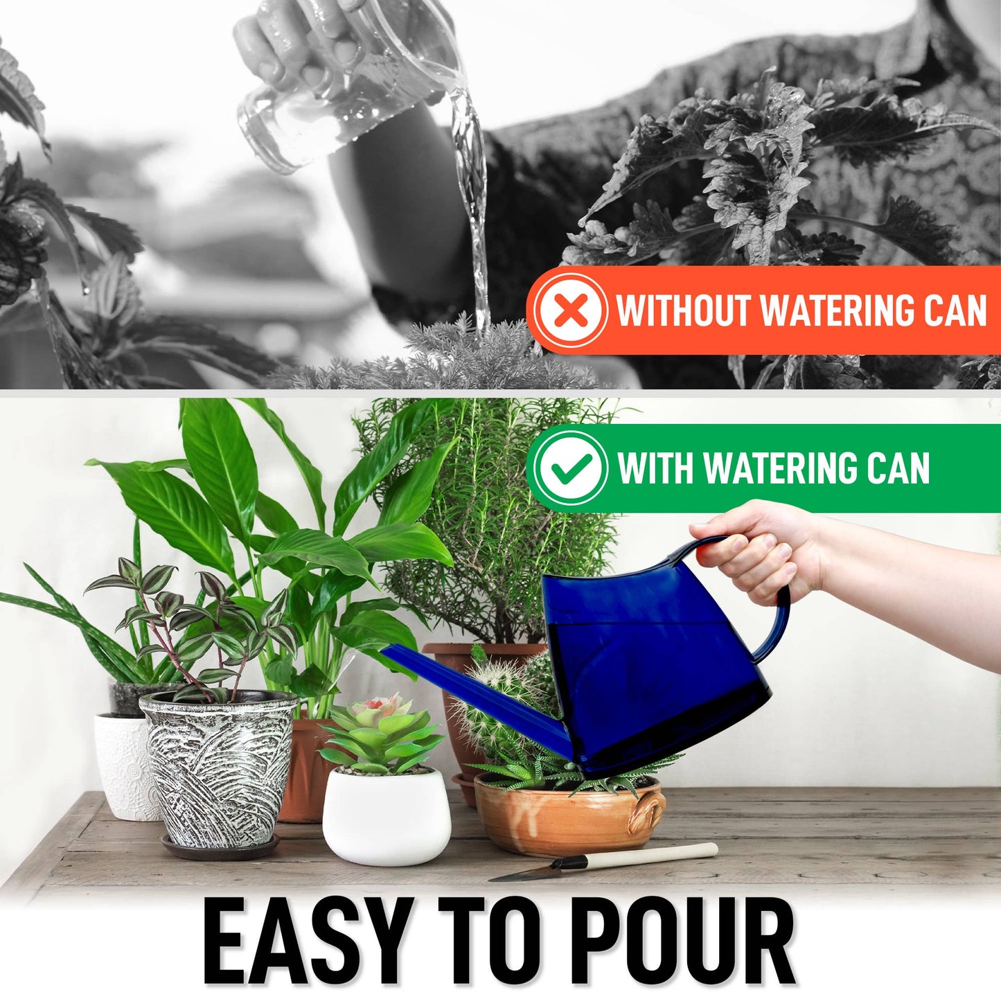 Translucent Watering Can 1.4L