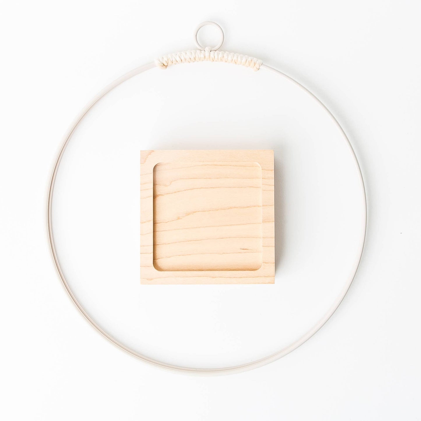 Braid & Wood Plant Hanger