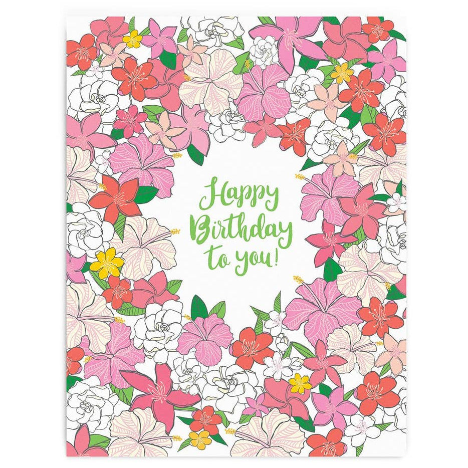 Birthday Blooming Fields Greeting Card