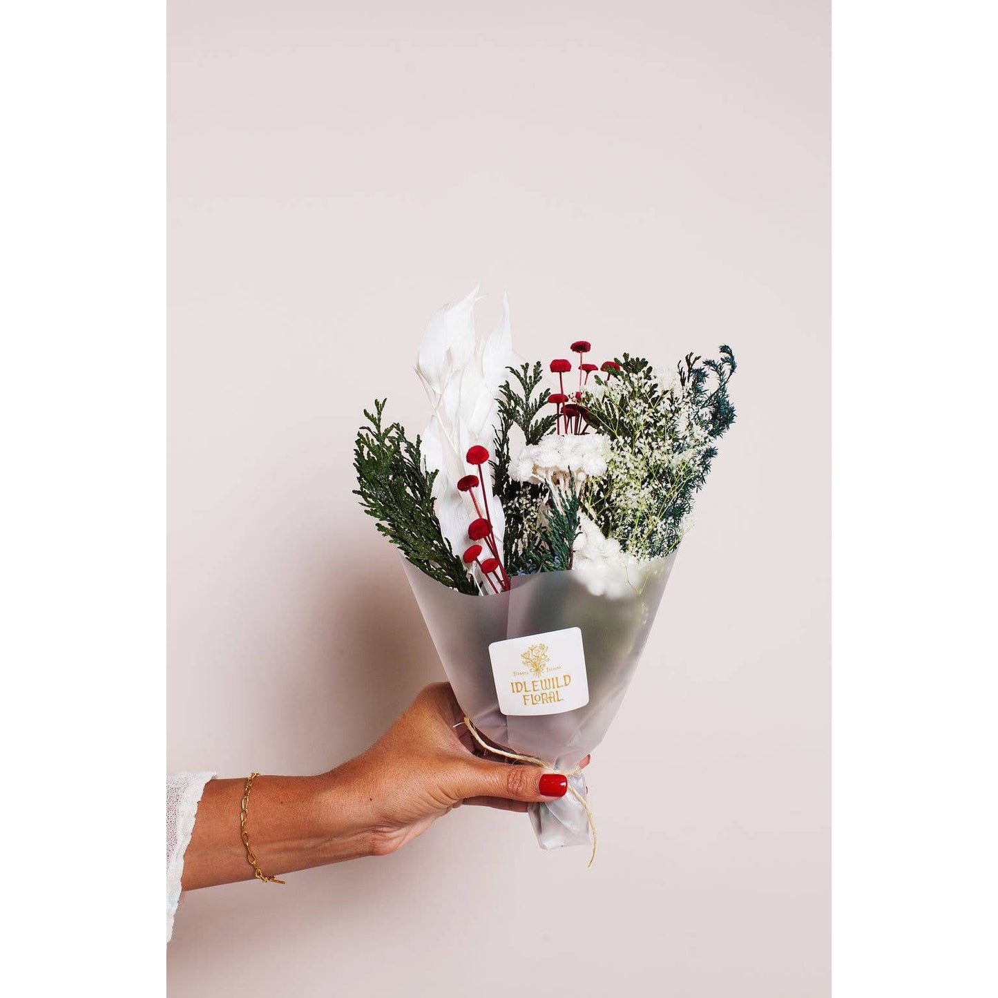 Noel Preserved Flower Christmas Bouquet