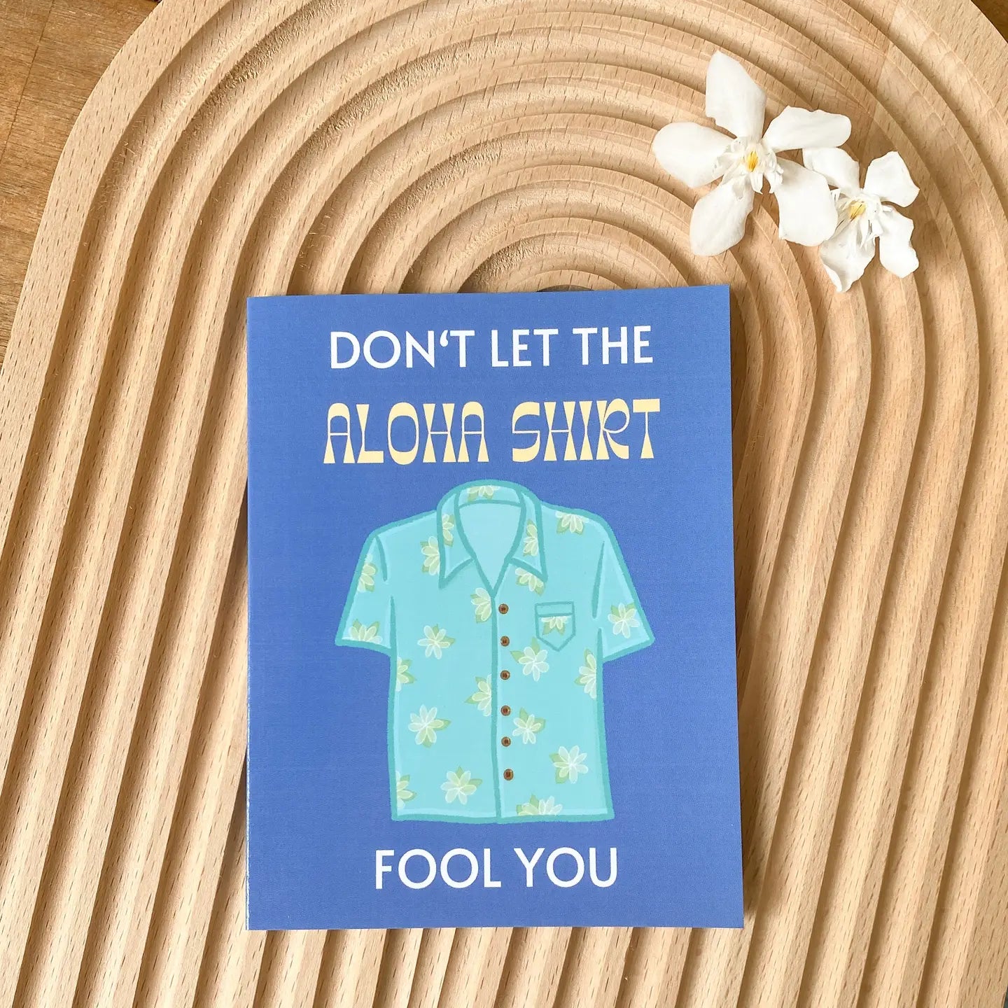 Mahalo Dad - Greeting Card