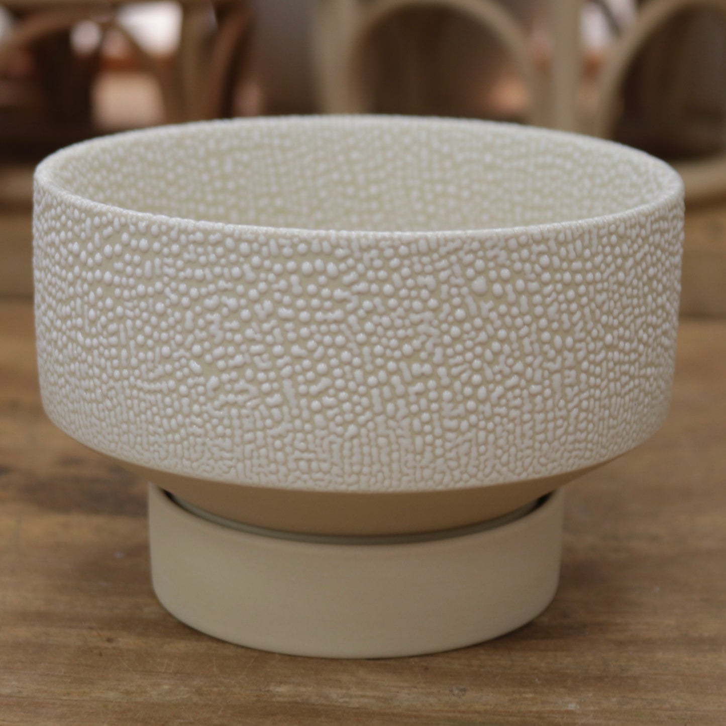 Ceramic Planter with Saucer