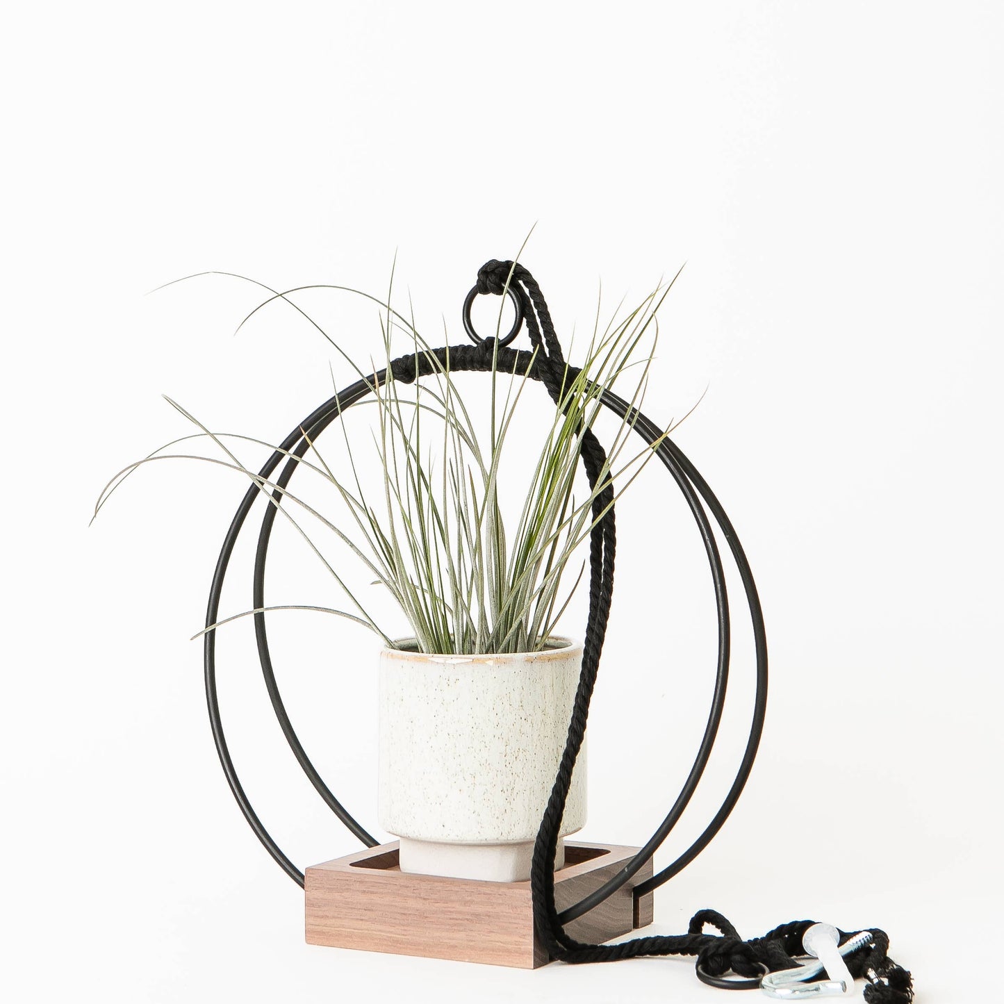 Braid & Wood Plant Hanger