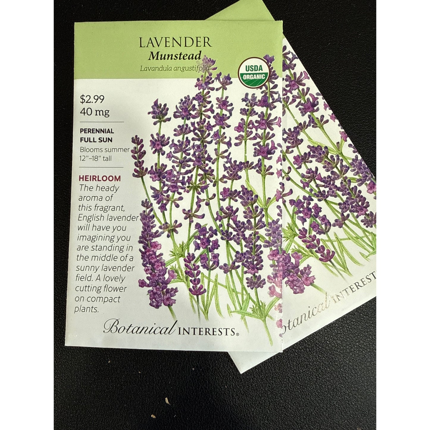 Lavender seeds, "Munstead"