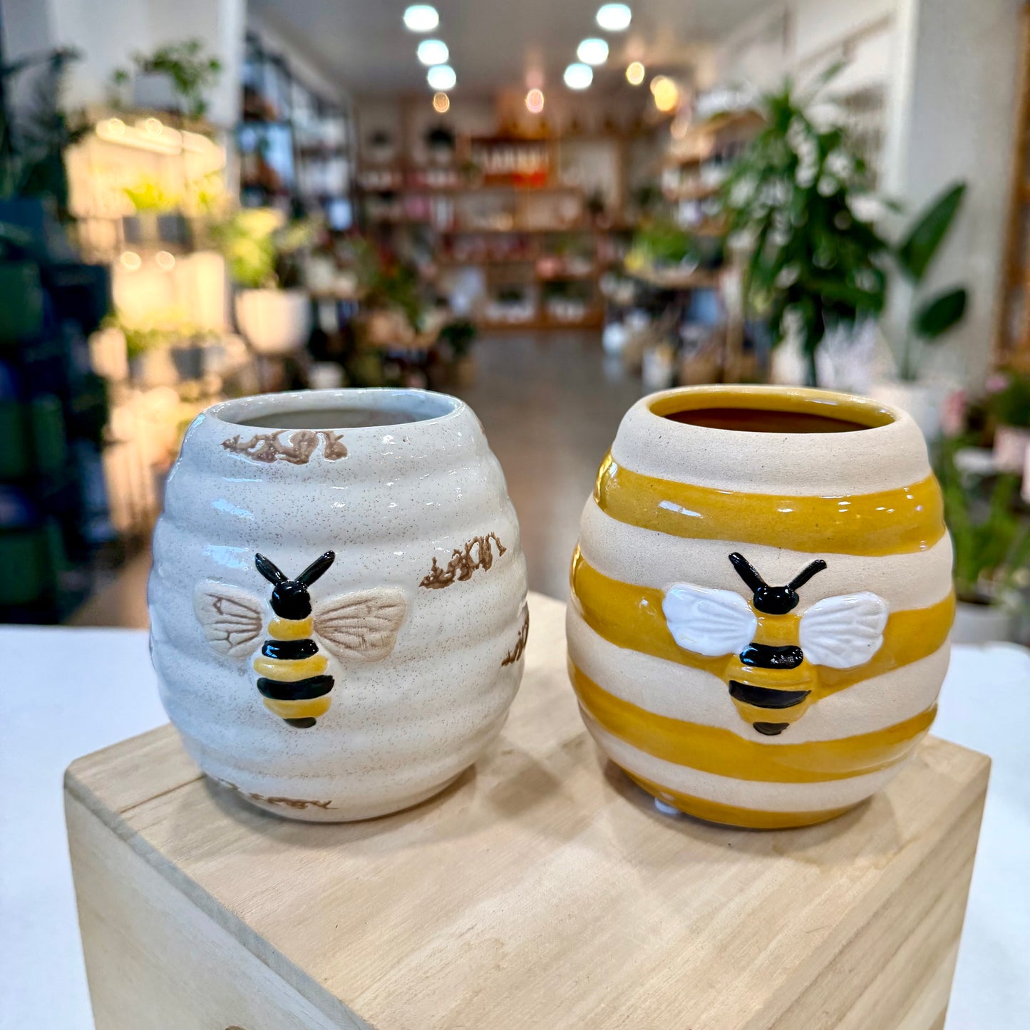 Bee Hive Planters