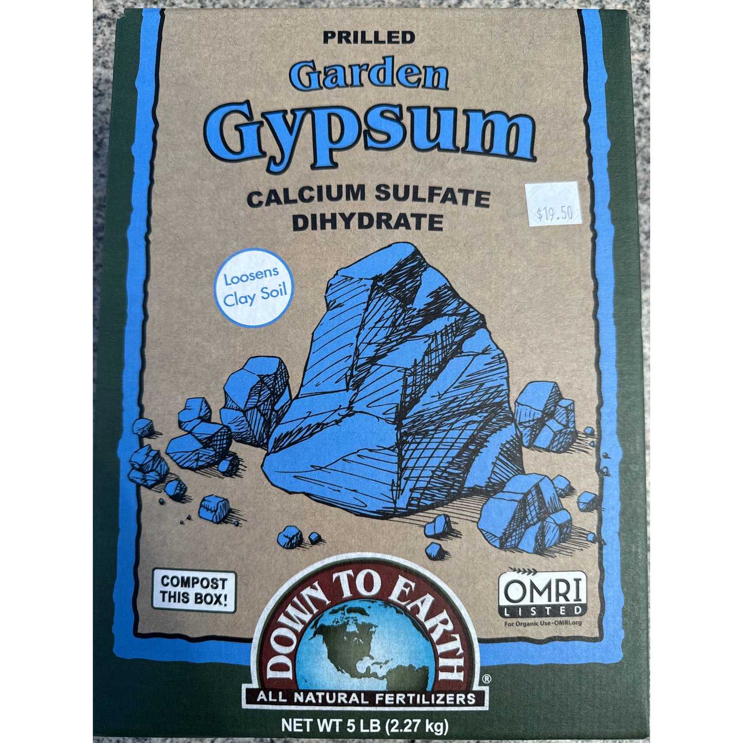 Prilled Garden Gypsum