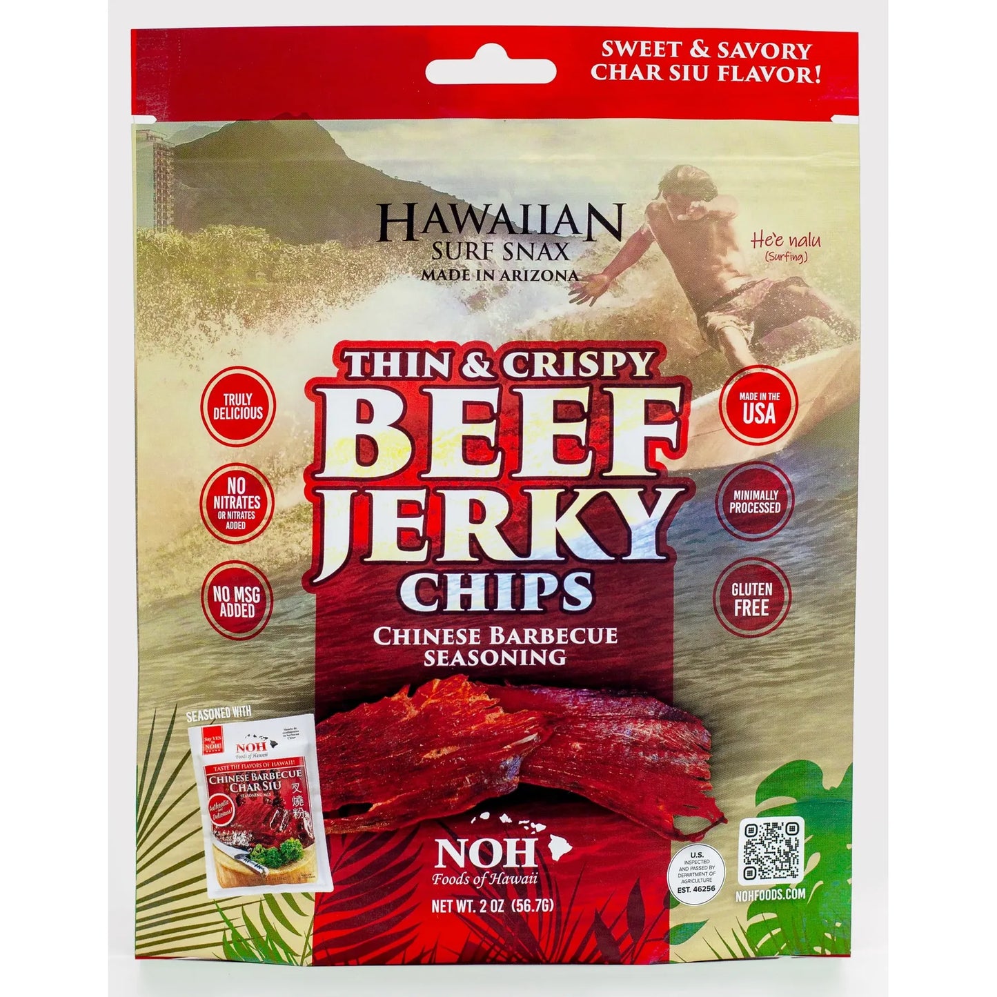 Chinese Barbecue Beef Jerky Chips