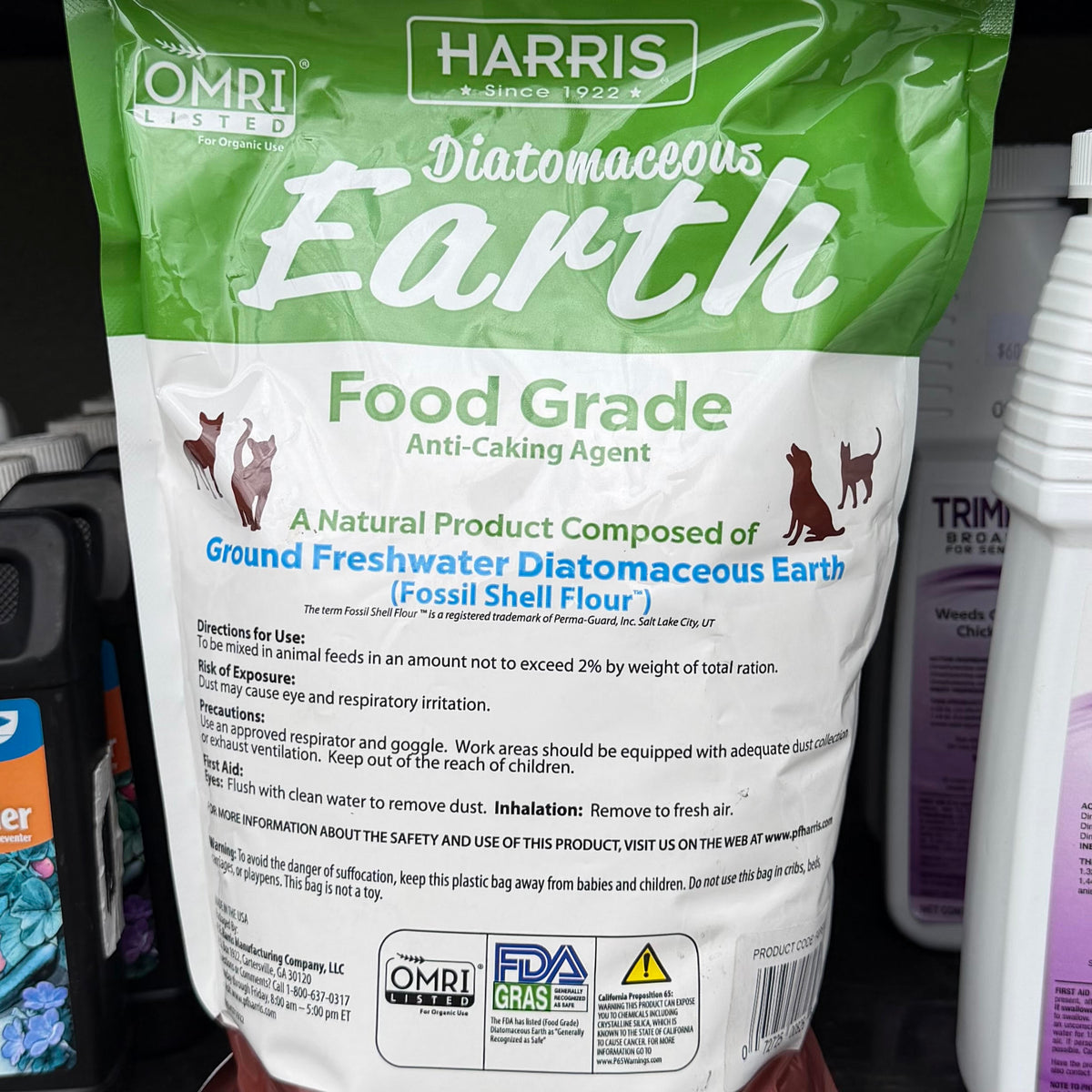 Diatomaceous Earth, Food Grade