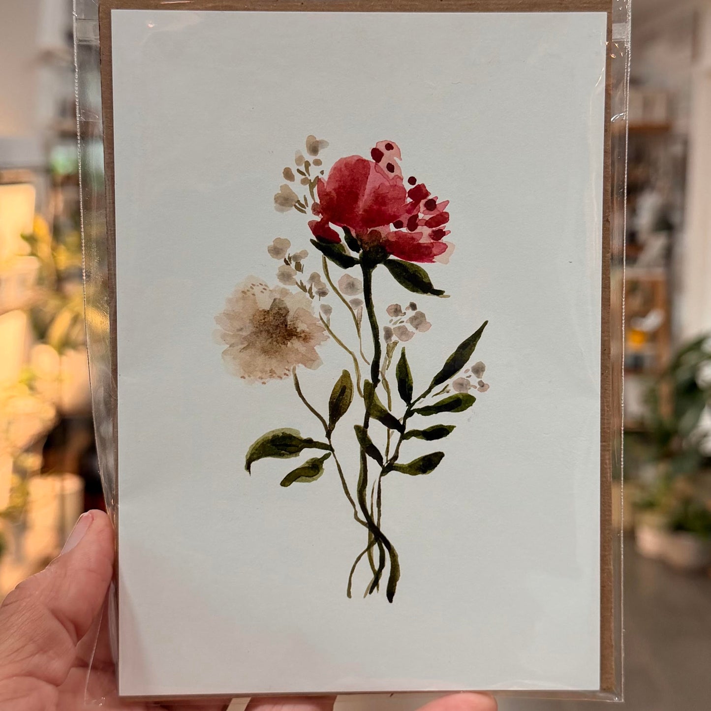 Echoing Blooms Art Print