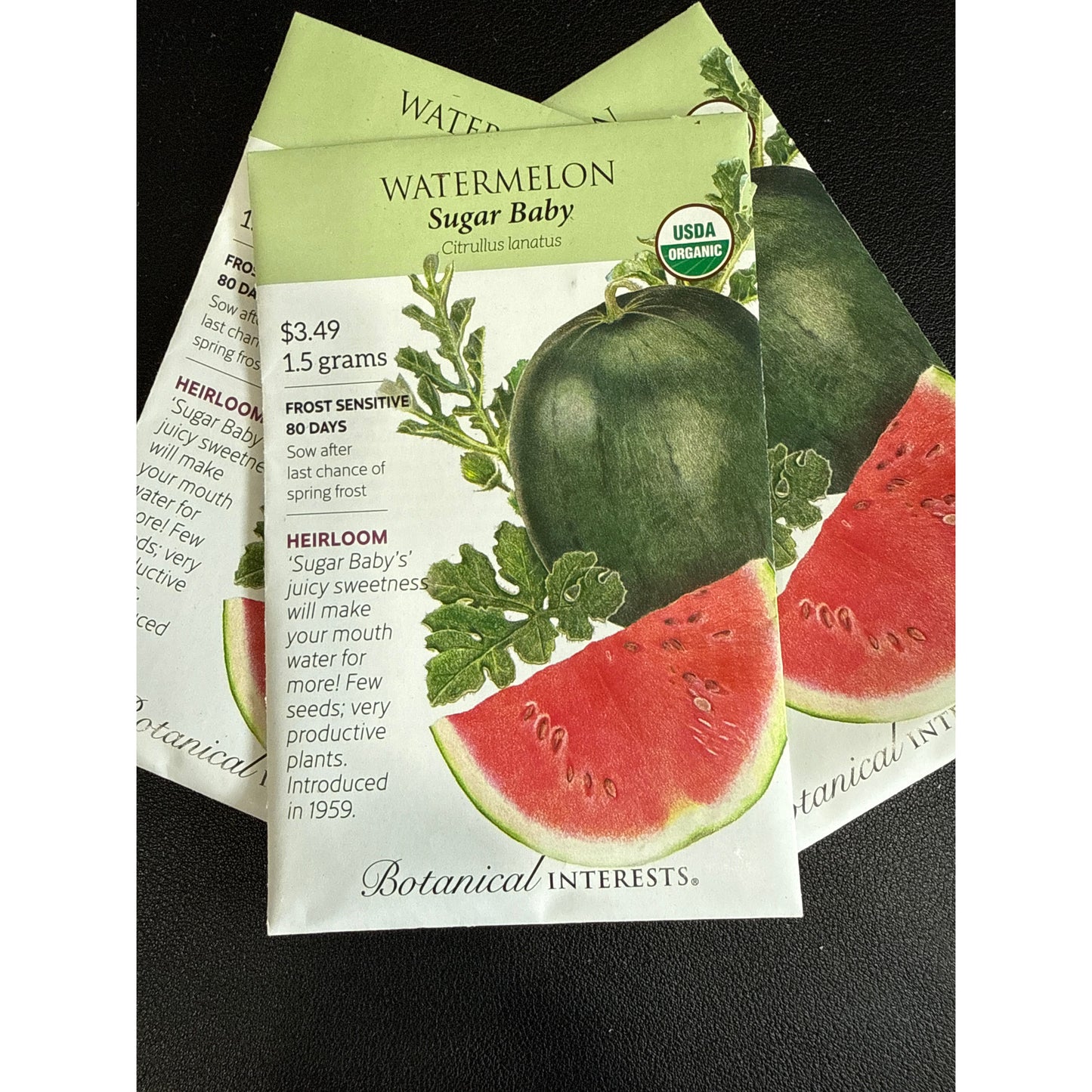 Watermelon seeds, "Sugar Baby"