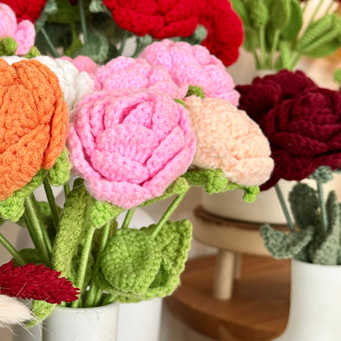 Crochet Flower Stems