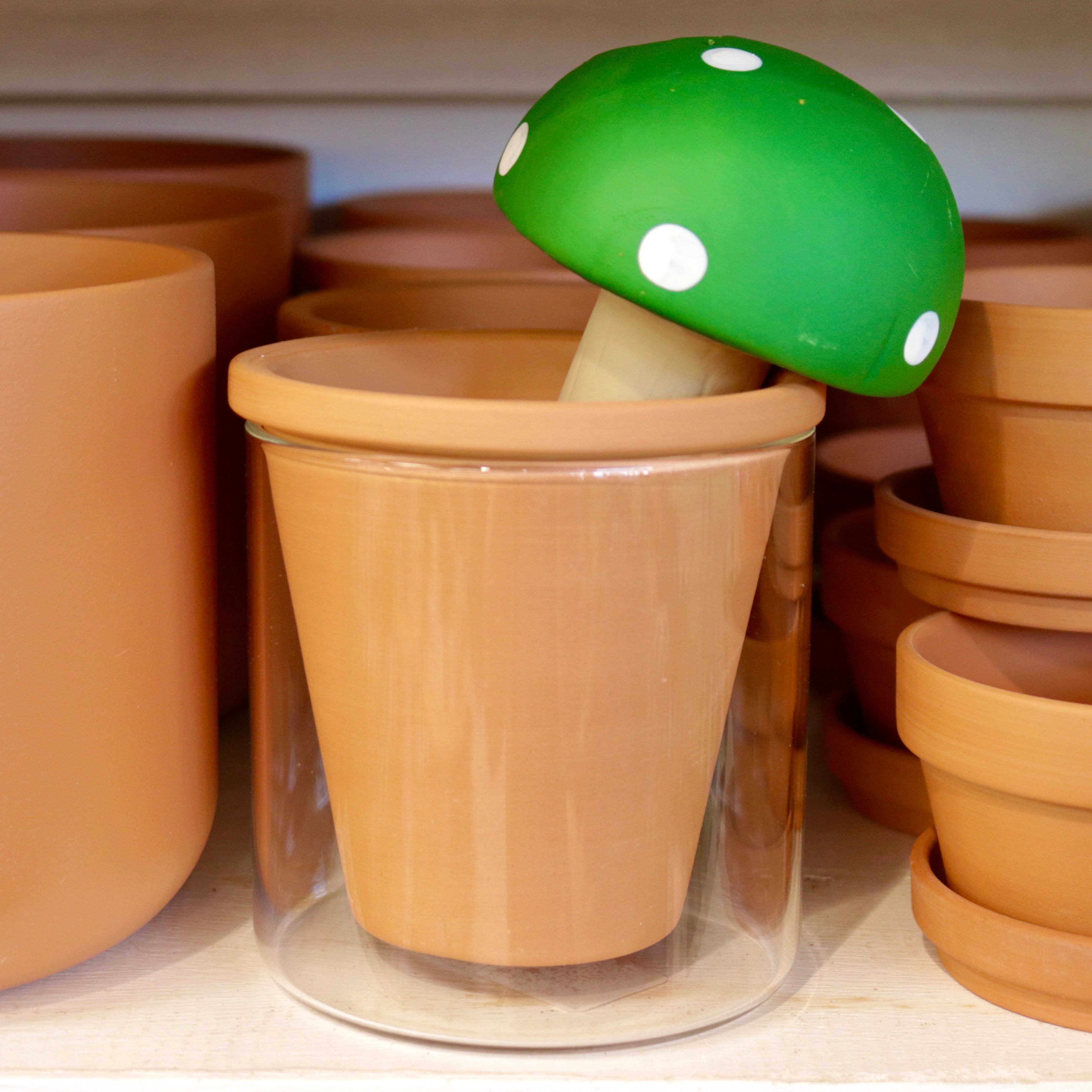 self watering terracotta planter Self Watering
