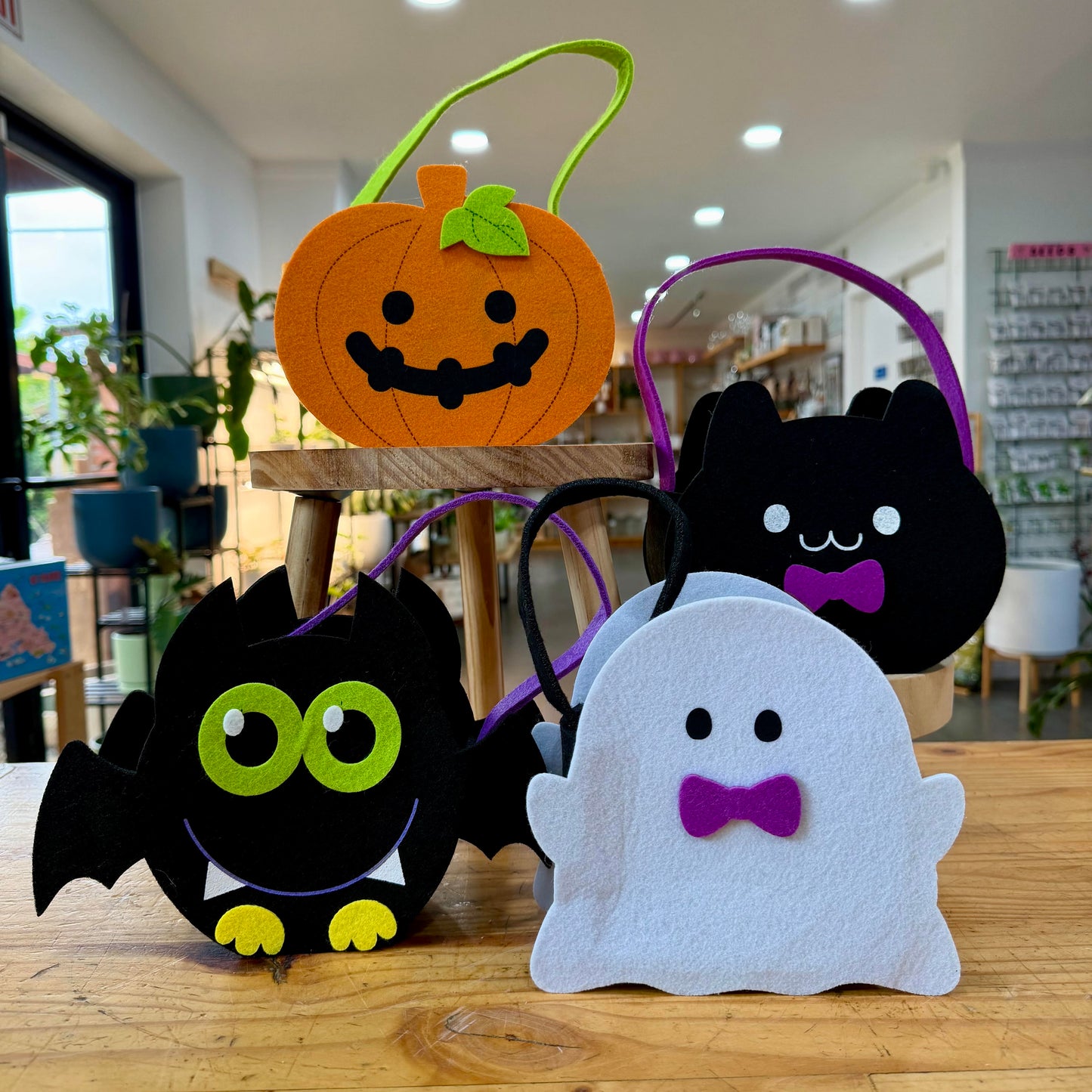 Felt Trick or Treat Buckets
