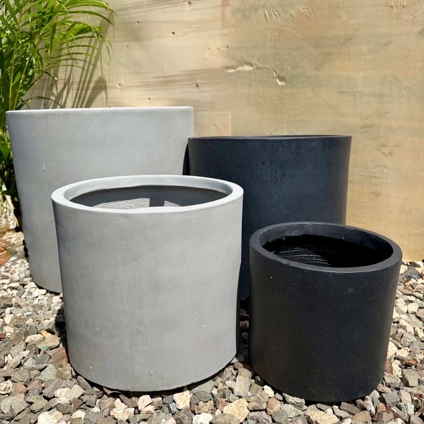 Fiber Clay Cylinder Planter