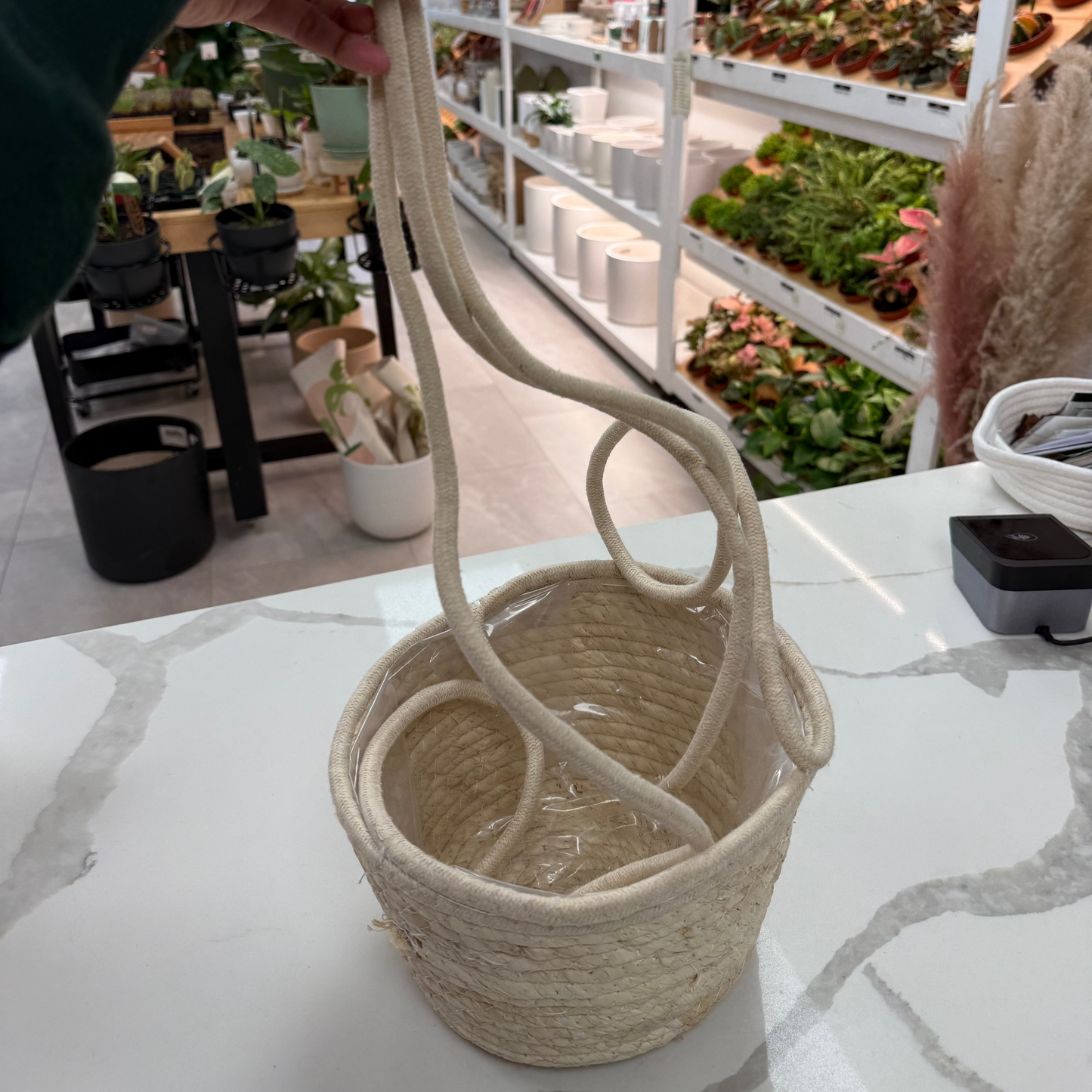 Woven Plant Hanging Basket