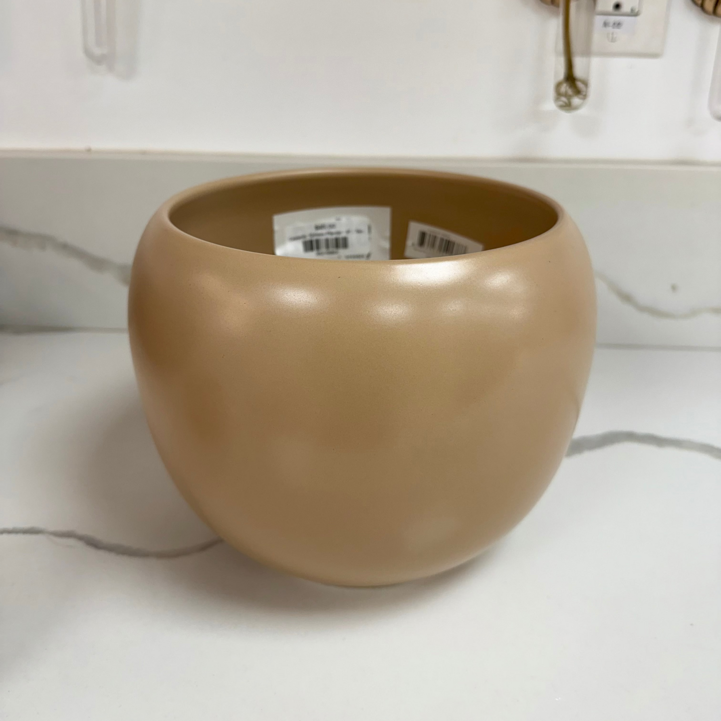 Ceramic Sphere Planter