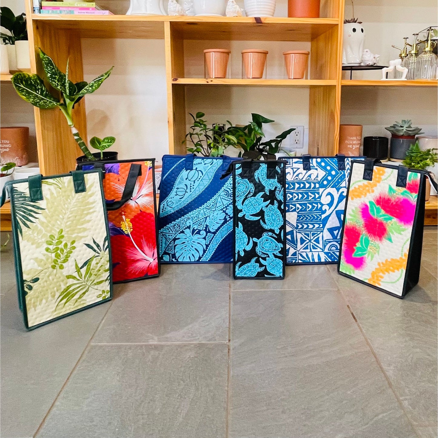 Tropical Paper Garden Insulated Totes