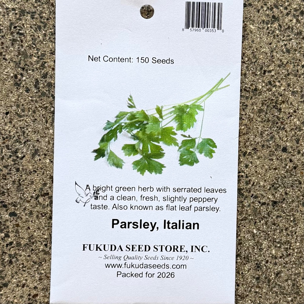 Parsley, Italian seeds