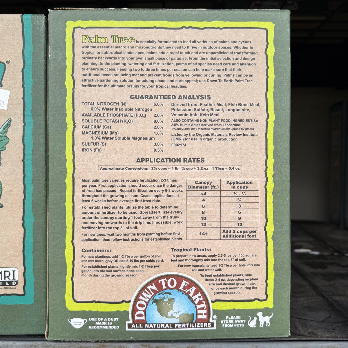 Palm Tree Fertilizer 6-2-8