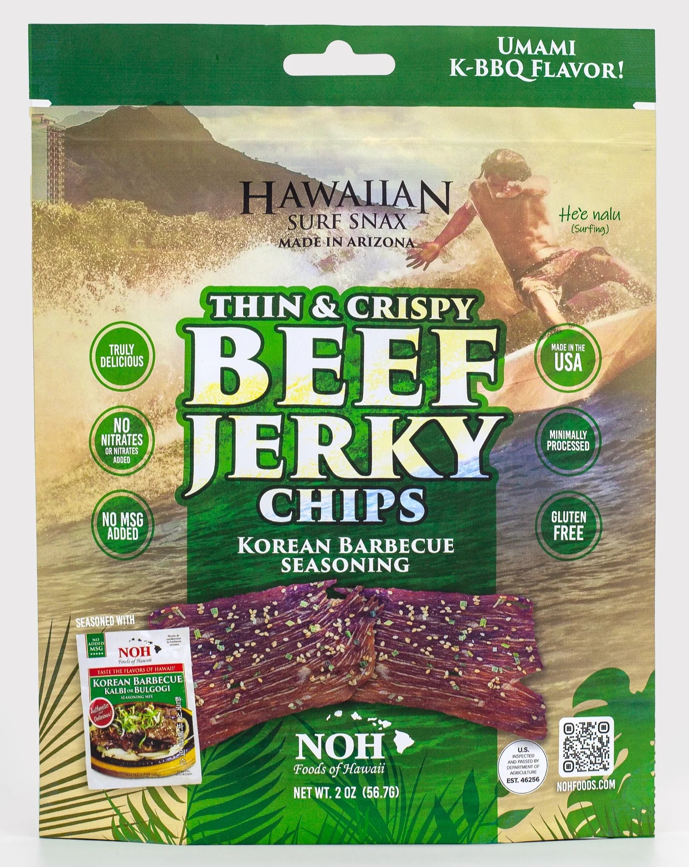 Korean Barbecue Beef Jerky Chips